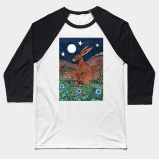 Autumn Hare Baseball T-Shirt